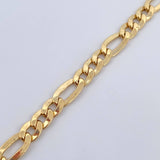 Pulso Figaro 11.3gr / 21.7cm / 6.8mm Oro Amarillo +0 18K $