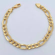 Pulso Figaro 11.3gr / 21.7cm / 6.8mm Oro Amarillo +0 18K $
