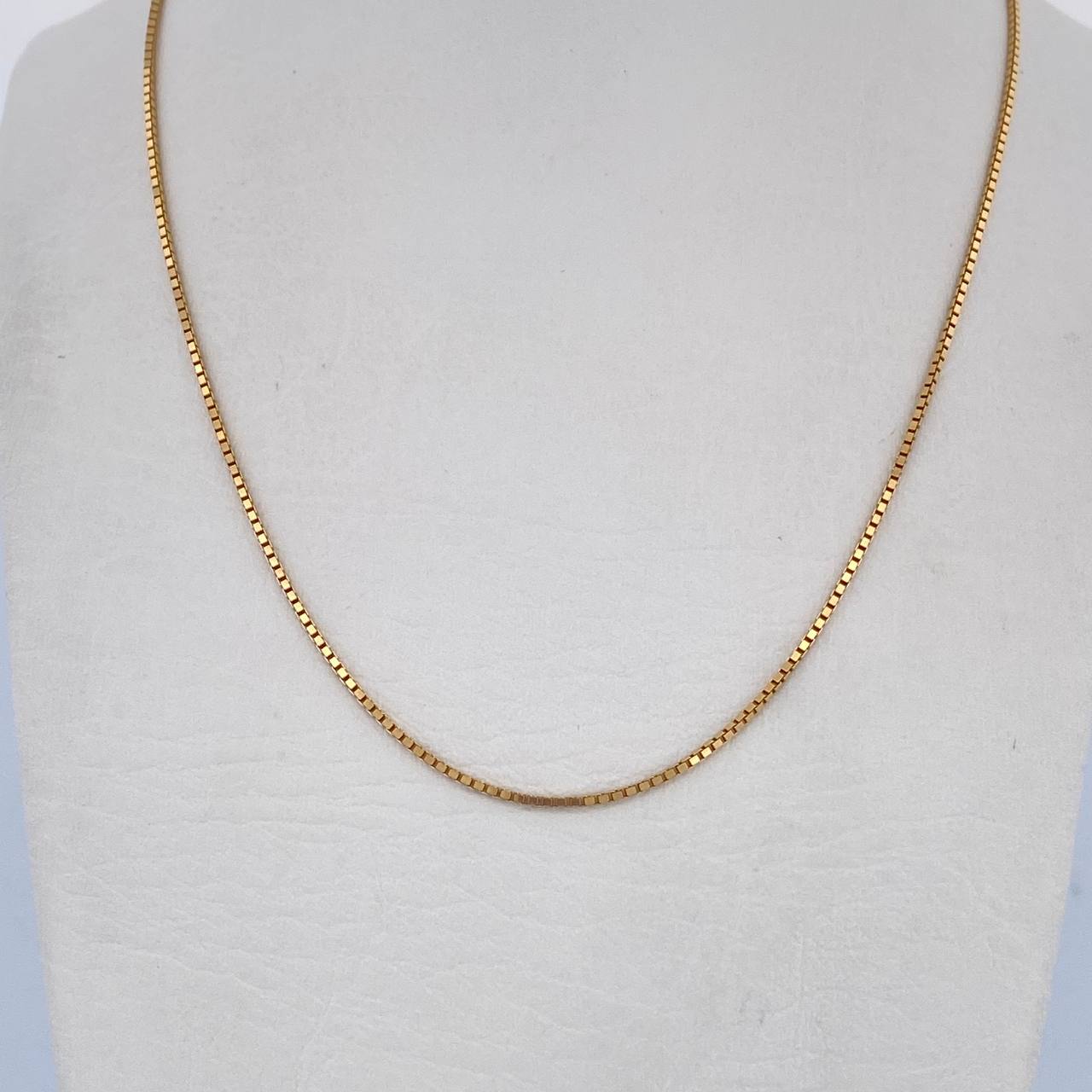 Cadena Veneciana 5gr / 49.9cm / 1.4mm Oro Amarillo +3 18K $