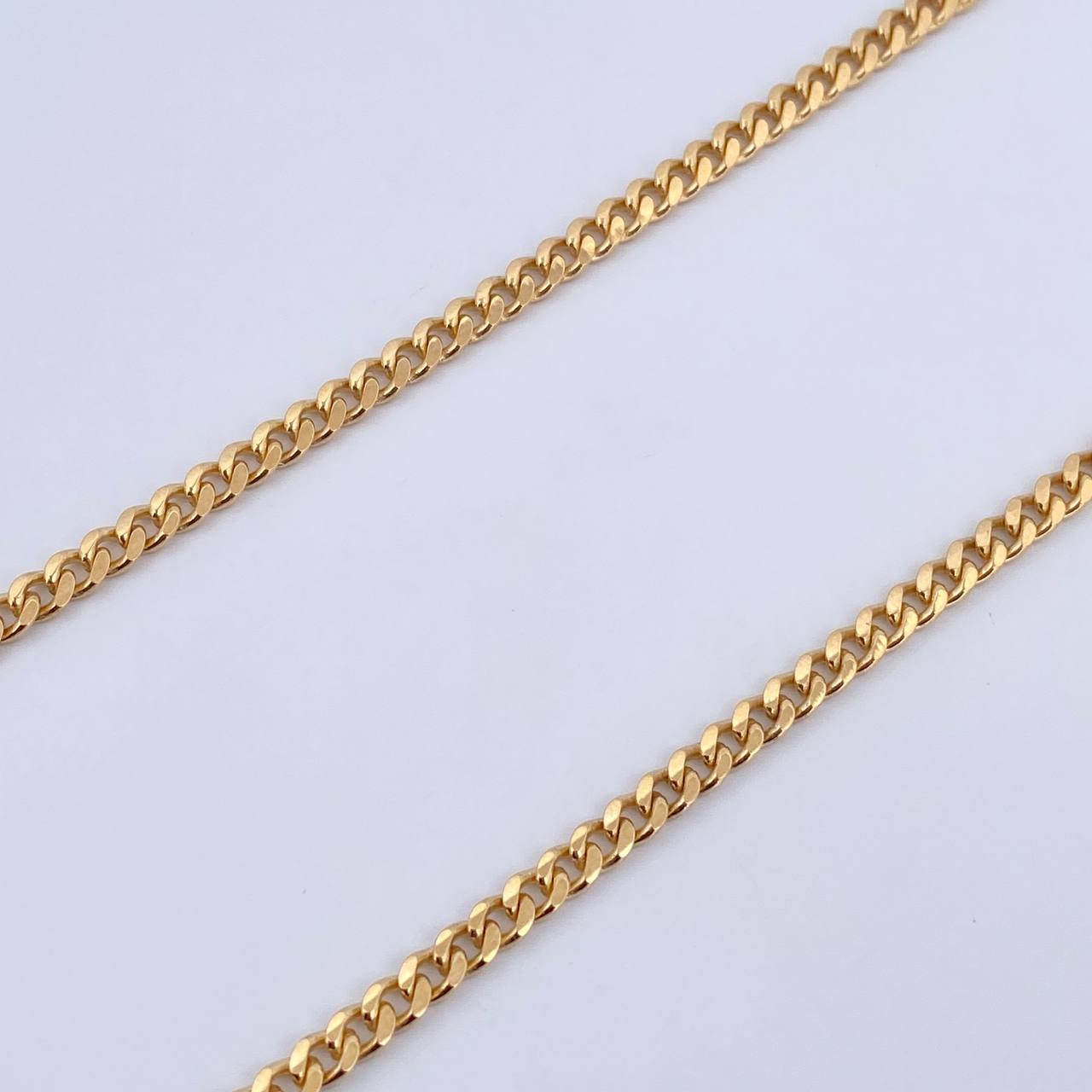 Cadena Cubana 8.8gr / 54.8cm / 3.4mm Oro Amarillo +0 18K $