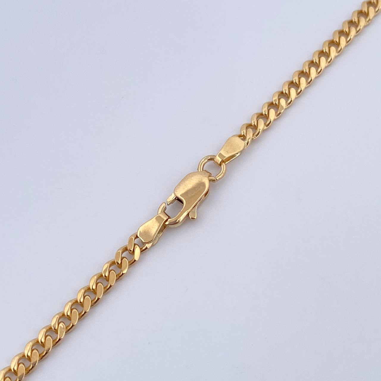 Cadena Cubana 8.8gr / 54.8cm / 3.4mm Oro Amarillo +0 18K $