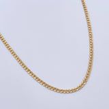 Cadena Cubana 3.45gr / 51.2cm / 2.3mm Oro Amarillo +0 18K &