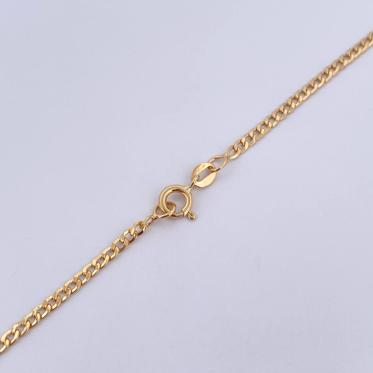 Cadena Cubana 4.15gr / 60.5cm / 2.3mm Oro Amarillo +1 18K &