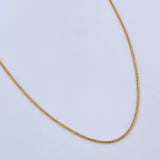 Cadena Franco 1.95gr / 45.5cm / 0.6mm Oro Amarillo +3 18K $