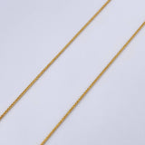Cadena Franco 1.95gr / 45.5cm / 0.6mm Oro Amarillo +3 18K $