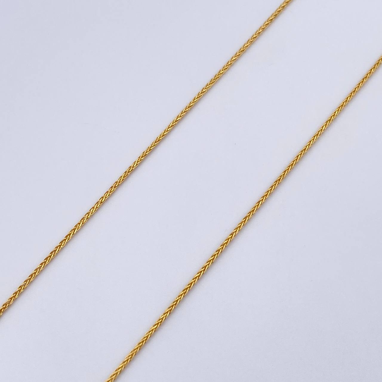 Cadena Franco 2gr / 45.2cm / 0.6mm Oro Amarillo +3 18K $