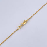 Cadena Franco 2gr / 45.2cm / 0.6mm Oro Amarillo +3 18K $