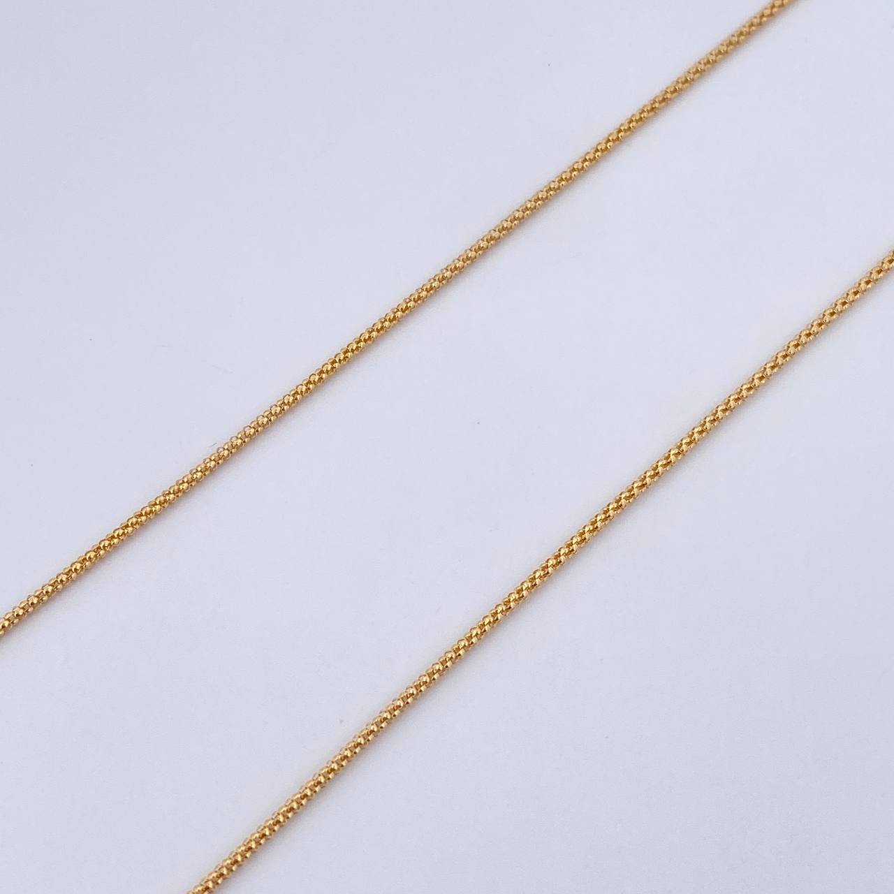 Cadena Cordon 1.7gr / 45cm / 0.9mm Oro Amarillo +3 18K $