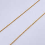 Cadena Cordon 1.7gr / 45cm / 0.9mm Oro Amarillo +3 18K $