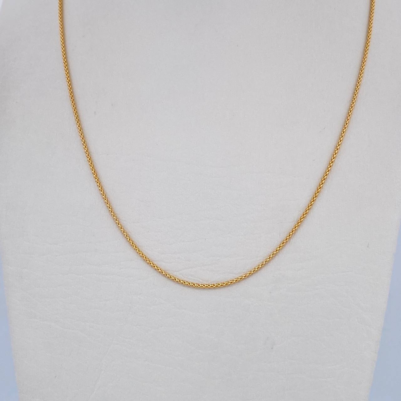 Cadena Cordon 1.8gr / 45.5cm / 1.05mm Oro Amarillo +3 18K $