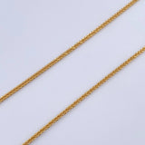Cadena Franco 6.45gr / 50.8cm / 1.8mm Oro Amarillo +3 18K $