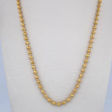 Cadena Militar 16gr / 49.6cm / 2.9mm Diamantado Oro Amarillo 18K $