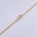 Cadena Mini Cubana 3.85gr / 50.5cm / 1mm Oro Amarillo +0 18K $