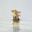 Herraje San Miguel Arcagel 7gr / 3cm-Circones Blancos Negros Oro Amarillo 18K