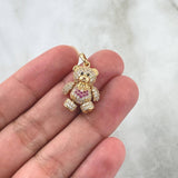 Oso Articulado 4.5gr / 2.5cm / Oro 18K *