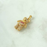 Dije Oso Articulado Corazon 4.15gr / 2.5cm / Oro Amarillo 18K ©