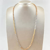 Cadena Rustica Espiral 24.45gr / 65cm / Oro 18K