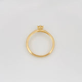 Anillo Solitario Diamante 24 Pts 1.2 g / T6 3/4 Oro Amarillo 18K