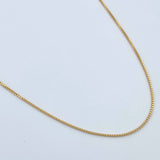 Cadena Veneciana 2.75gr / 45cm / 0.9mm Oro Amarillo +3 &