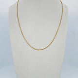 Cadena Veneciana 2.75gr / 45cm / 0.9mm Oro Amarillo +3 &