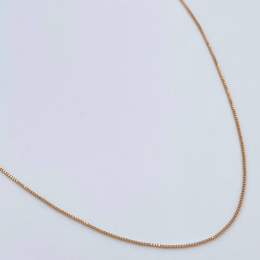 Cadena Veneciana 1.15gr / 45cm / Oro Rosa +3 18K $