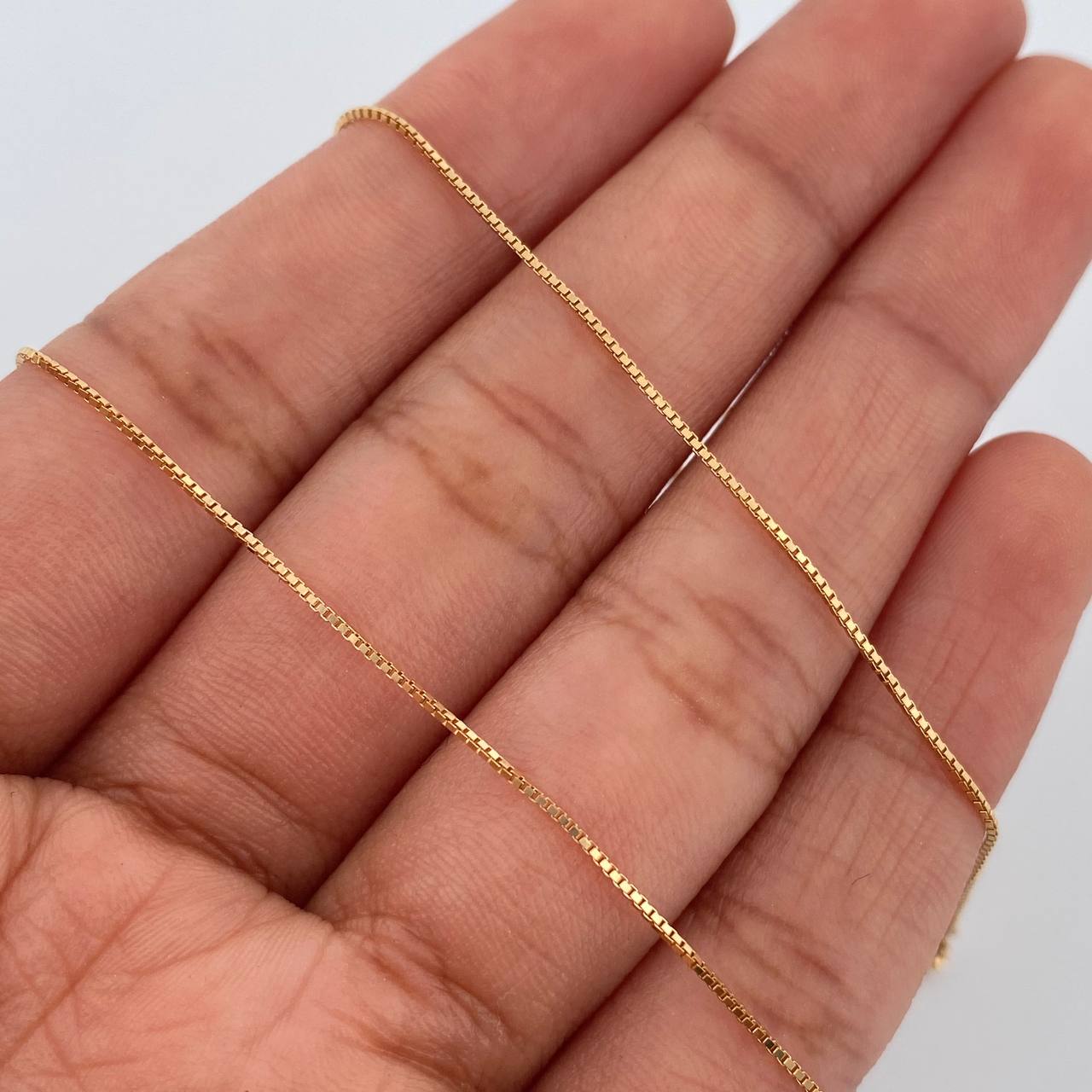 Cadena Veneciana 2.1gr / 60cm / 1mm Oro Amarillo +3 &
