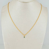Set Lazo+ Redondo Esmeralda 1.05gr / 51cm / 1.2mm Oro Amarillo 18K