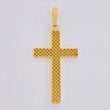 Dije Cruz Malla 2.35 g / 4 cm Oro Amarillo 18K