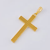 Dije Cruz Malla 2.35 g / 4 cm Oro Amarillo 18K