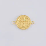 Herraje San Benito 1.15 g / 2.1 cm Oro Amarillo 18K