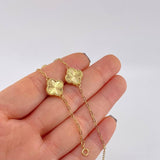 Pulso Trebol Aro Seguido 5.75 g / 19.5 cm / 1.8 mm Oro Amarillo 18K