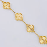 Pulso Trebol Aro Seguido 12.05 g / 17.5 cm / 1.65 mm Oro Amarillo 18K