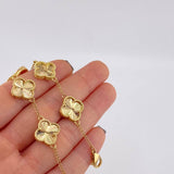 Pulso Trebol Aro Seguido 12.05 g / 17.5 cm / 1.65 mm Oro Amarillo 18K