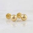 Topos Bolas Lisa 0.6 g / 6 mm Oro Amarillo 18K
