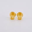 Topos Trébol Diamantado 0.4 g / 3.5 mm Oro Amarillo 18K