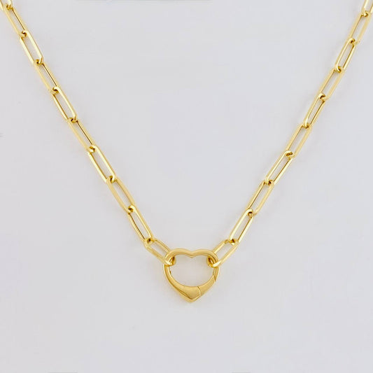 Cadena Cajón Corazón 4.15 g / 44,5 cm / 2,9 mm Oro Amarillo 18K +3 ©
