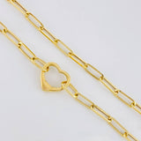Cadena Cajón Corazón 4.15 g / 44,5 cm / 2,9 mm Oro Amarillo 18K +3 ©