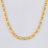 Cadena Plana Diamantada 4.95 g / 50 cm / 3.3 mm Tres Oros 18K