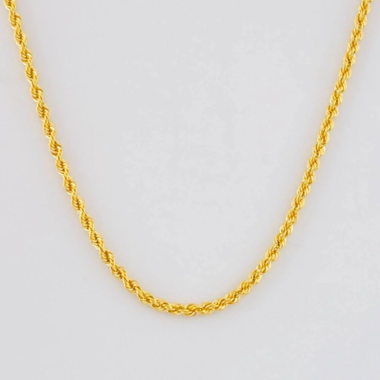 Cadena Lazo 3.7g / 50cm / 2.1mm Oro Amarillo 18K
