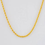 Cadena Lazo 3.6g / 50cm / 2.1mm Oro Amarillo 18K