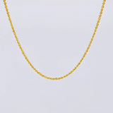 Cadena Lazo 2.7g / 45cm / 2.2mm Oro Amarillo 18K