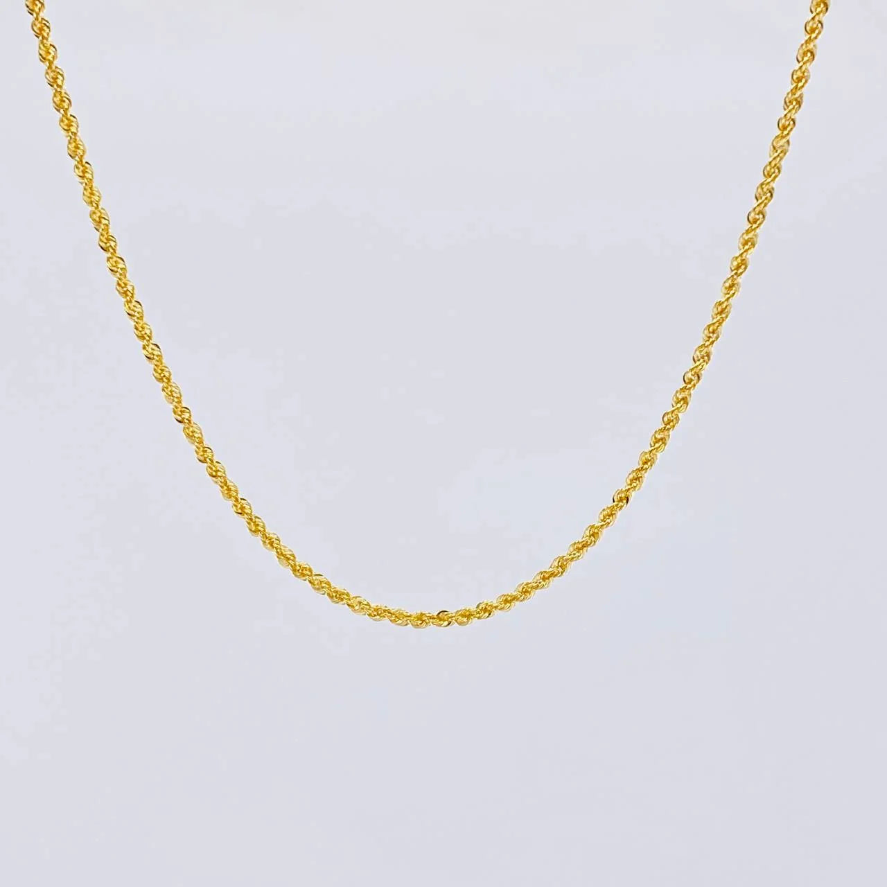 Cadena Lazo 3.7g / 50cm / 2.1mm Oro Amarillo 18K