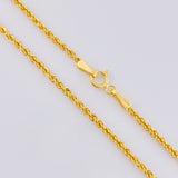Cadena Lazo 2.7g / 45cm / 2.2mm Oro Amarillo 18K