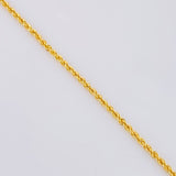 Cadena Lazo 2.7g / 45cm / 2.2mm Oro Amarillo 18K