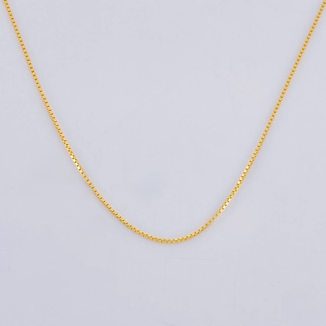 Cadena Venenciana 1.25 g / 50.4 cm / 0.06 mm Oro Amarillo 18K
