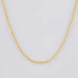 Cadena Militar Diamantada 3.15 g / 50.5 cm / 1.2 mm Oro Amarillo 18K