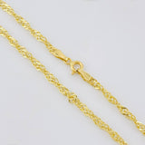 Cadena Singapur 3.15 g / 49.6 cm / 2.9 mm Oro Amarillo 18K