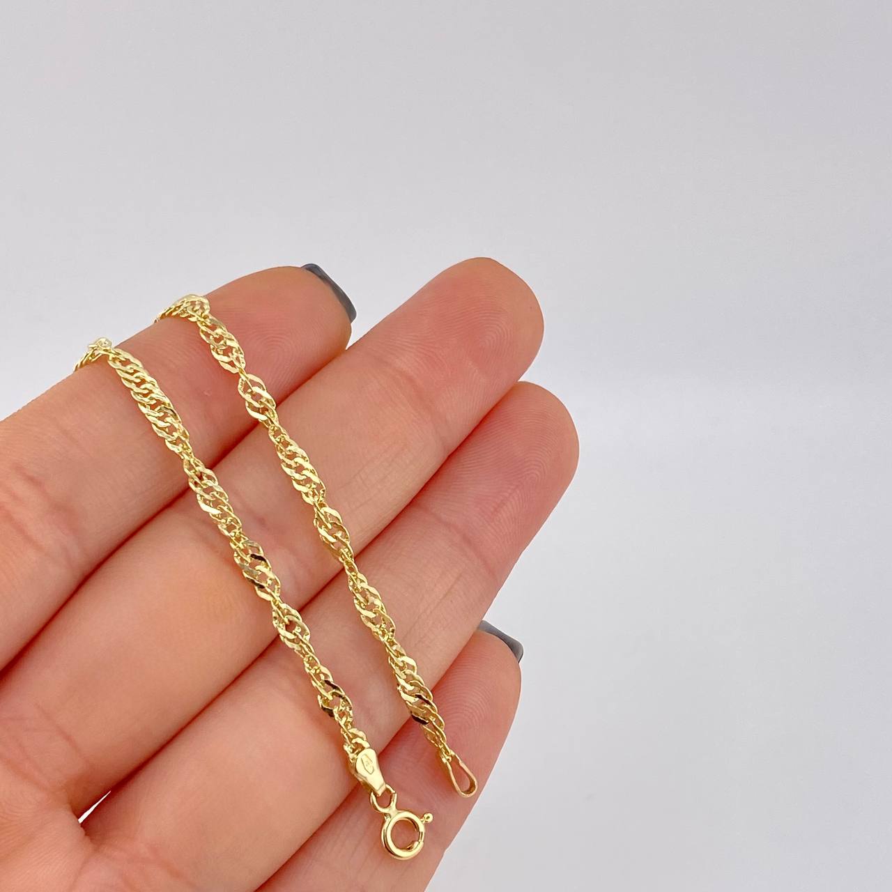Cadena Singapur 3.15 g / 49.6 cm / 2.9 mm Oro Amarillo 18K