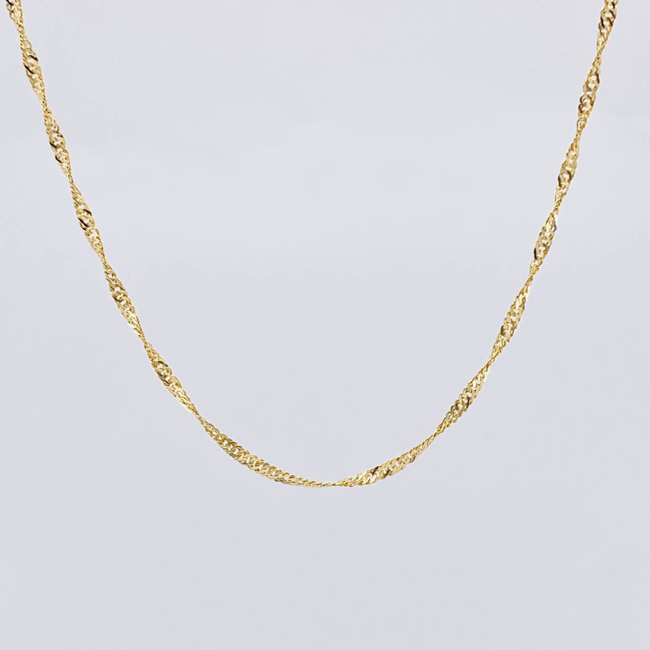 Cadena Singapur 1.45 g / 45.1 cm / 1.8 mm Oro Amarillo 18K