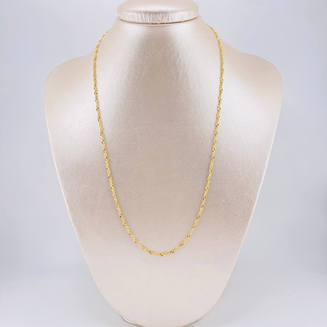 Cadena Singapur 1.6 g / 49.6 cm / 1.8 mm Oro Amarillo 18K